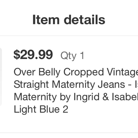 Ingrid & Isabel maternity jeans - Picture 5 of 5